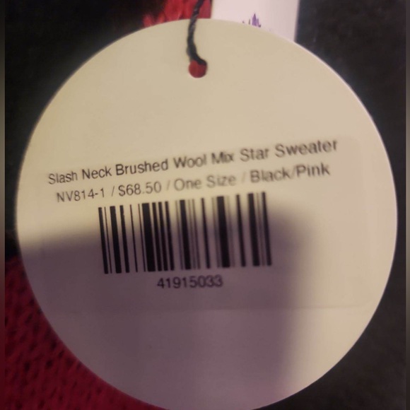 Moda Fashion NWT - One Size - Brushed Wool Sweater - Fits like a L/XL - Picture 2 of 3